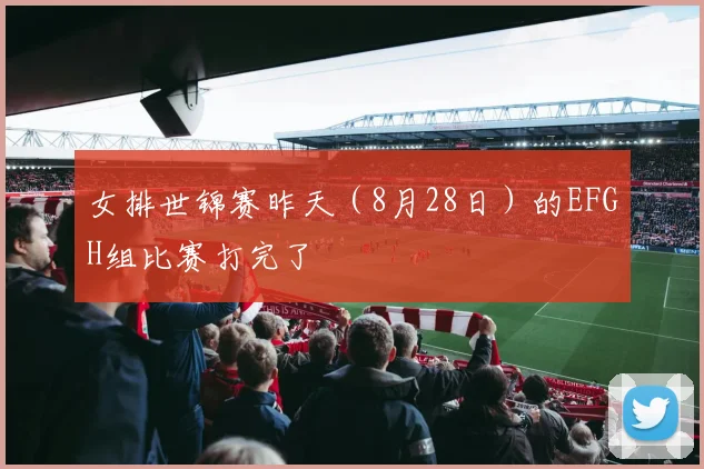 女排世锦赛昨天（8月28日）的EFGH组比赛打完了