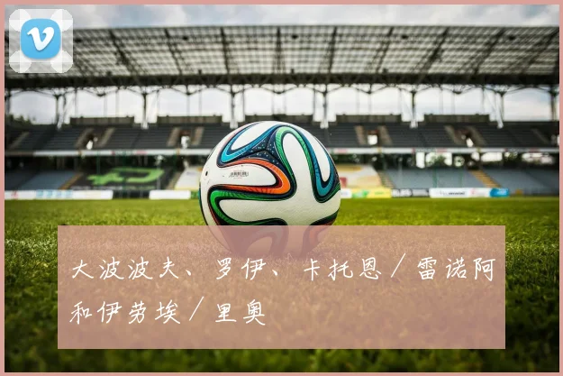 大波波夫、罗伊、卡托恩／雷诺阿和伊劳埃／里奥